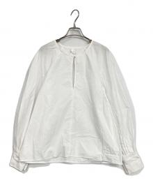 merlette×TOMORROW LAND（マーレット×トゥモローランド）の古着「ボリュームスリーブブラウス」｜ホワイト