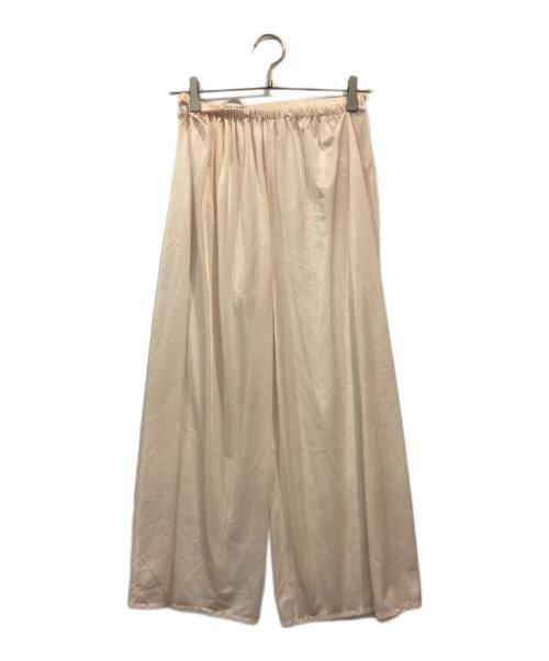 beautiful people（ビューティフルピープル）beautiful people (ビューティフルピープル) bi-color jersey gather pants ピンク サイズ:36の古着・服飾アイテム