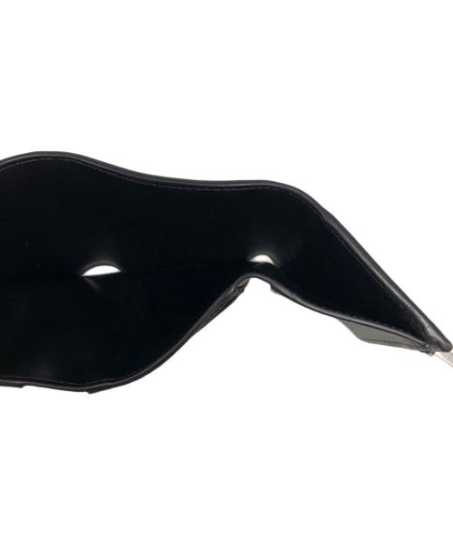 CELINE（セリーヌ）CELINE (セリーヌ) ファインストラップ付きウォレット ブラック×ブラウンの古着・服飾アイテム