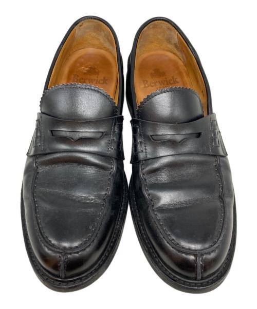 berwick（バーウィック）berwick (バーウィック) コインローファー ブラック サイズ:6 2/1の古着・服飾アイテム