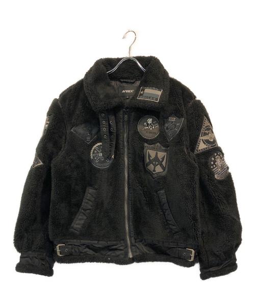 AVIREX（アヴィレックス）AVIREX (アヴィレックス) レトロ ボアB3ジャケット ブラック サイズ:SIZE XLの古着・服飾アイテム