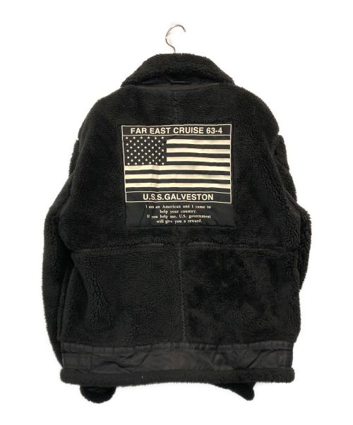 AVIREX（アヴィレックス）AVIREX (アヴィレックス) レトロ ボアB3ジャケット ブラック サイズ:SIZE XLの古着・服飾アイテム