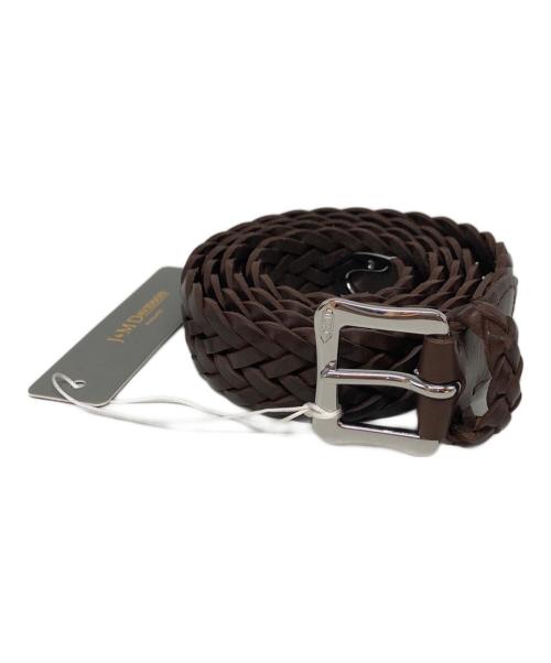 J&M DAVIDSON（ジェイ＆エム デヴィッドソン）J&M DAVIDSON (ジェイ＆エム デヴィッドソン) ENVELOPE BUCKLE TIP END 25MM ブラウンの古着・服飾アイテム