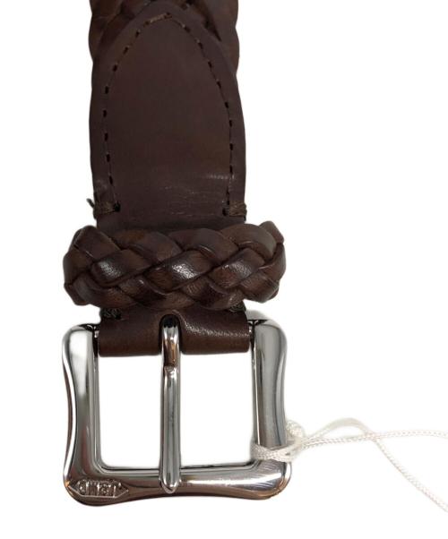 J&M DAVIDSON（ジェイ＆エム デヴィッドソン）J&M DAVIDSON (ジェイ＆エム デヴィッドソン) ENVELOPE BUCKLE TIP END 25MM ブラウンの古着・服飾アイテム