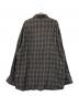 LAD MUSICIAN (ラッドミュージシャン) レーヨンチェックシャツ グレー サイズ:46：8000円