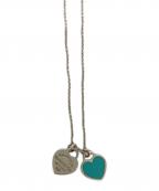 TIFFANY & Co.ティファニー）の古着「リターントゥダブルハートネックレス」｜シルバー