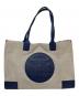 TORY BURCH（トリーバーチ）の古着「トートバッグ」｜アイボリー×ブルー