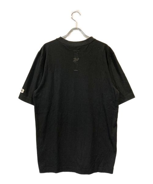 Y-3（ワイスリー）Y-3 (ワイスリー) CENTER FRONT STRIPES TEE ブラック サイズ:Sの古着・服飾アイテム