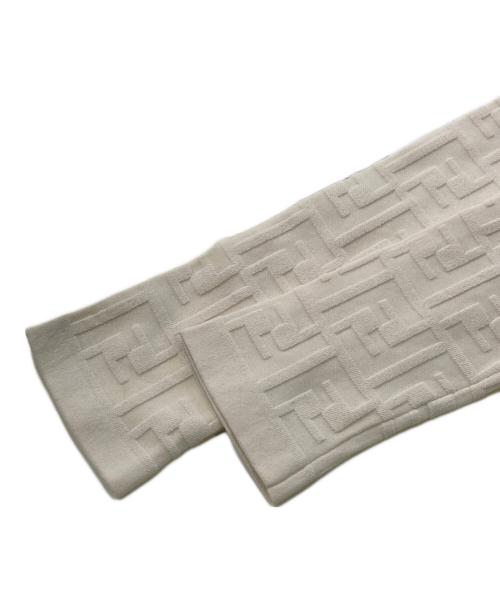 FENDI（フェンディ）FENDI (フェンディ) 24AW embossed-FF bodycon dress ホワイト サイズ:SIZE 36の古着・服飾アイテム