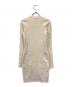 FENDI (フェンディ) 24AW embossed-FF bodycon dress ホワイト サイズ:SIZE 36：52000円