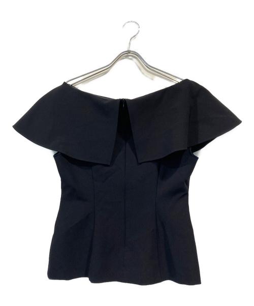 uncrave（アンクレイヴ）uncrave (アンクレイヴ) プルーフダブルクロスブラウス ネイビー サイズ:1の古着・服飾アイテム