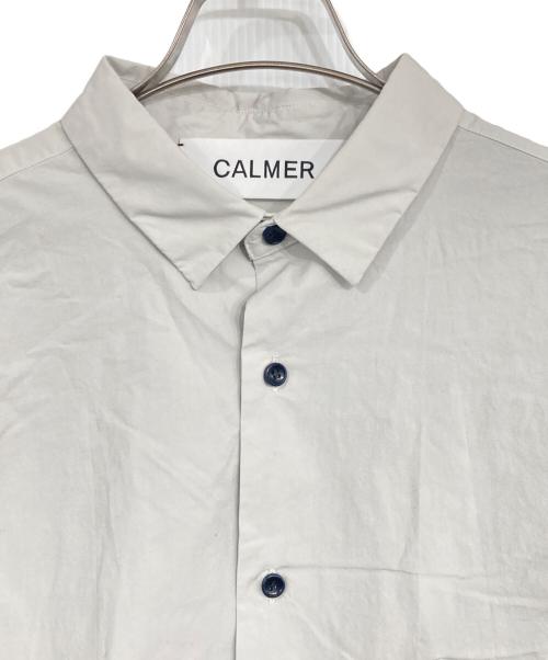CALMER（カルメール）CALMER (カルメール) 別注 ナチュラル ダイ ビッグシャツ グレー サイズ:Lの古着・服飾アイテム