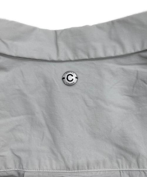 CALMER（カルメール）CALMER (カルメール) 別注 ナチュラル ダイ ビッグシャツ グレー サイズ:Lの古着・服飾アイテム