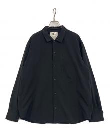 O/0-cho-rui.lab（オー/レイチョウルイラボ）の古着「スナップボタンシャツ」｜ブラック