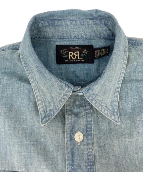 RRL（ダブルアールエル）RRL (ダブルアールエル) シャンブレーシャツ インディゴ サイズ:Sの古着・服飾アイテム