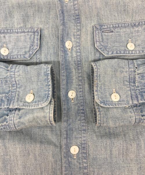 RRL（ダブルアールエル）RRL (ダブルアールエル) シャンブレーシャツ インディゴ サイズ:Sの古着・服飾アイテム
