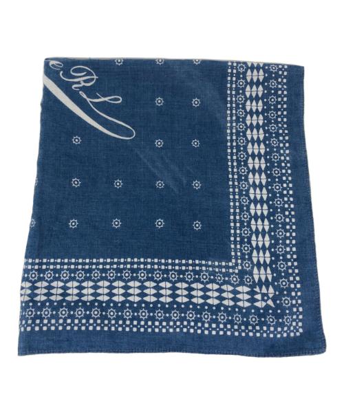 RRL（ダブルアールエル）RRL (ダブルアールエル) バンダナスカーフ インディゴの古着・服飾アイテム