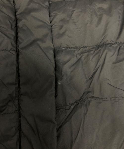 BALMAIN（バルマン）BALMAIN (バルマン) ブルーフォックスファーゼブラ柄ダウンコート ブラック サイズ:Mの古着・服飾アイテム