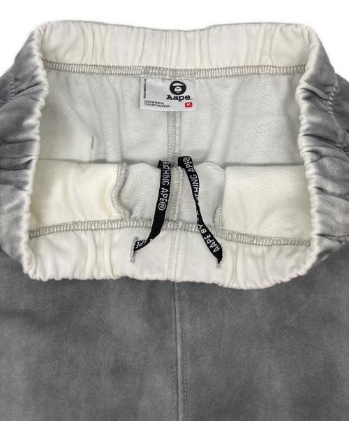 A BATHING APE（ア ベイシング エイプ）A BATHING APE (ア ベイシング エイプ) AAPE SWEAT SHORTS グレー サイズ:Mの古着・服飾アイテム