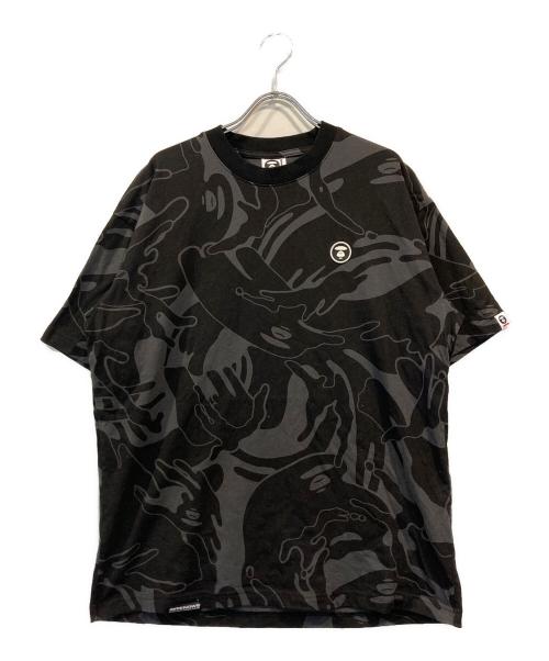 A BATHING APE（ア ベイシング エイプ）A BATHING APE (ア ベイシング エイプ) AAPE NOW TEE ブラック サイズ:Mの古着・服飾アイテム