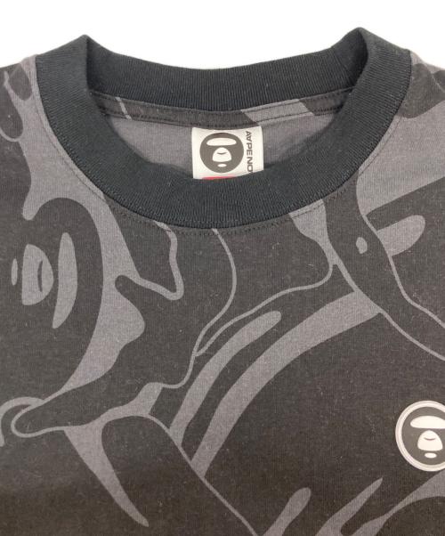 A BATHING APE（ア ベイシング エイプ）A BATHING APE (ア ベイシング エイプ) AAPE NOW TEE ブラック サイズ:Mの古着・服飾アイテム