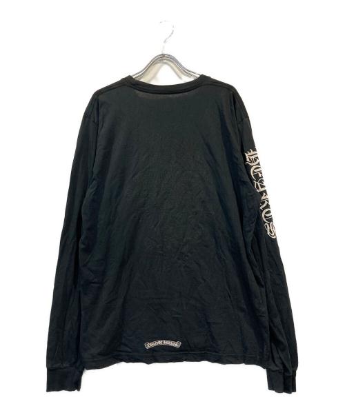 CHROME HEARTS（クロムハーツ）CHROME HEARTS (クロムハーツ) セメタリークロスロングTシャツ ブラック サイズ:Lの古着・服飾アイテム