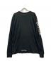 CHROME HEARTS (クロムハーツ) セメタリークロスロングTシャツ ブラック サイズ:L：32000円