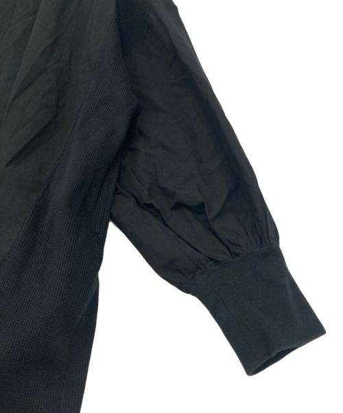 Curensology（カレンソロジー）Curensology (カレンソロジー) サーマルコンビワンピース ブラック サイズ:Fの古着・服飾アイテム