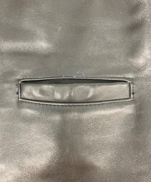 VANSON（バンソン）VANSON (バンソン) レザージップベスト ブラック サイズ:42の古着・服飾アイテム