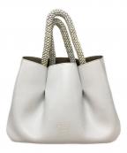 HIROFUヒロフ）の古着「レザーハンドバッグ」｜ホワイト