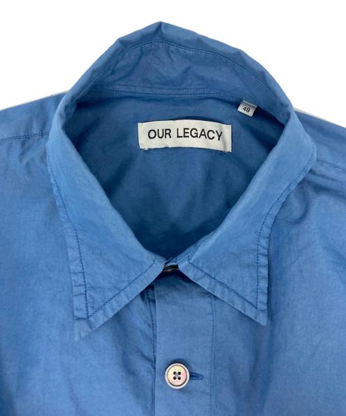 OUR LEGACY（アワーレガシー）OUR LEGACY (アワーレガシー) Popover Shirt スカイブルー サイズ:48の古着・服飾アイテム