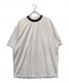 Acne studiosアクネ ストゥディオス）の古着「Extorr Logo Rib Tシャツ」｜ホワイト