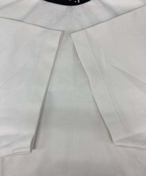 Acne studios（アクネ ストゥディオス）ACNE STUDIOS (アクネ ストゥディオス) Extorr Logo Rib Tシャツ ホワイト サイズ:Sの古着・服飾アイテム