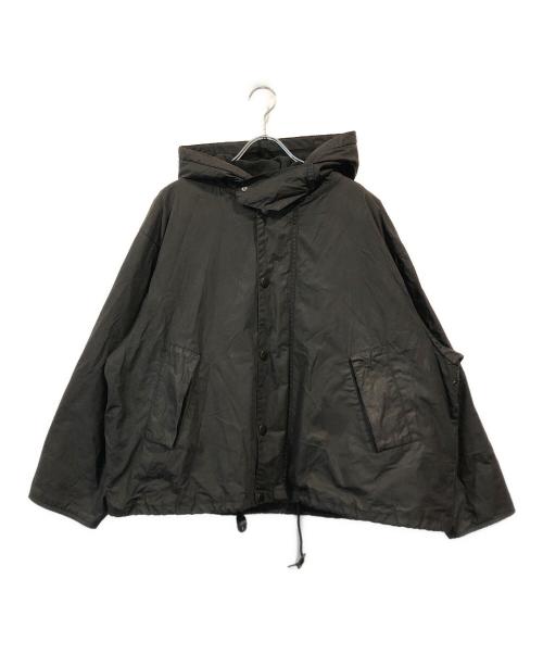 Barbour（バブアー）Barbour (バブアー) KAPTAIN SUNSHINE (キャプテンサンシャイン) ビッグトランスポートフーディージャケット ブラック サイズ:SIZE 34の古着・服飾アイテム