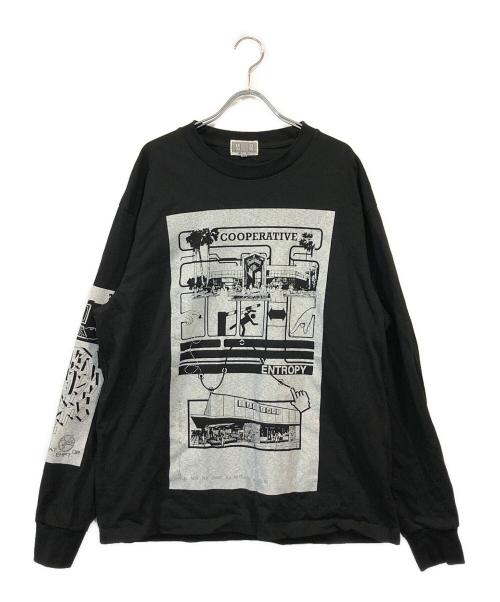 C.E（シーイー）C.E (シーイー キャブエンプト) ロングスリーブカットソー ブラック サイズ:Lの古着・服飾アイテム