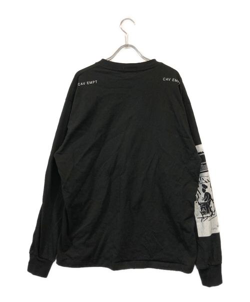 C.E（シーイー）C.E (シーイー キャブエンプト) ロングスリーブカットソー ブラック サイズ:Lの古着・服飾アイテム