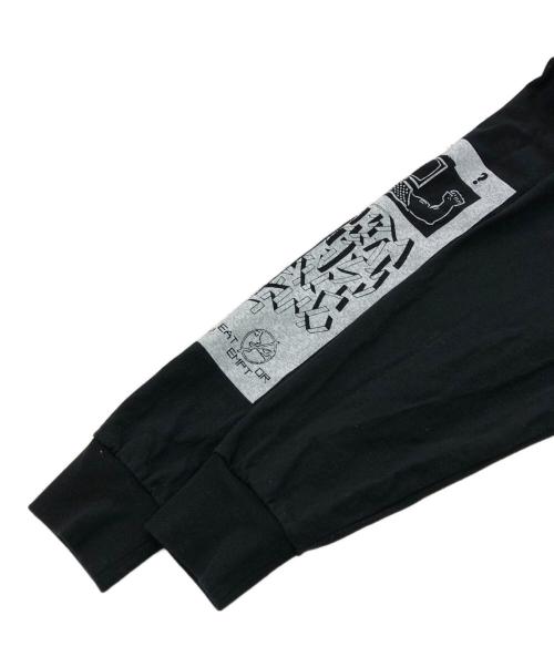 C.E（シーイー）C.E (シーイー キャブエンプト) ロングスリーブカットソー ブラック サイズ:Lの古着・服飾アイテム