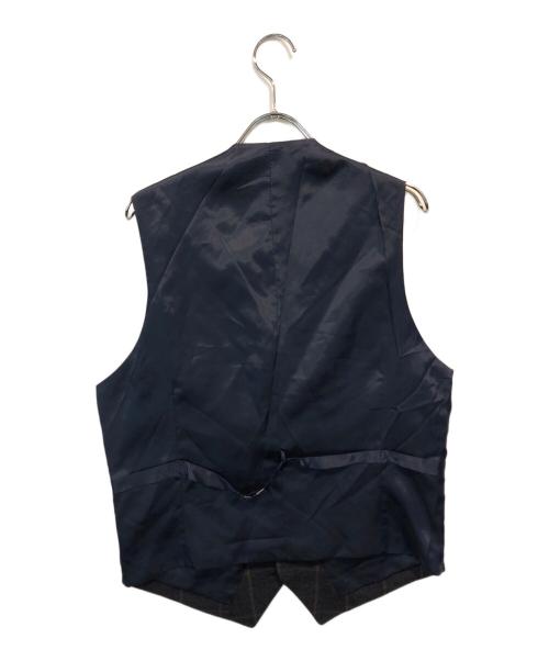 Kent Ave（ケントアヴェニュー）kent ave (ケントアヴェニュー) ウインドウペンチェック3ピーススーツ ネイビー サイズ: A-6の古着・服飾アイテム