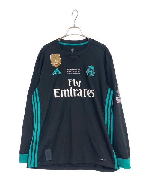 adidas（アディダス）adidas (アディダス) ロングスリーブTシャツ ブラック サイズ:L　(J 2XO)の古着・服飾アイテム