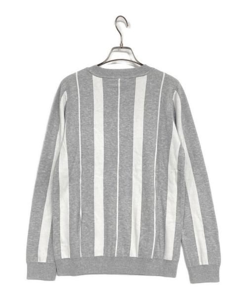 LACOSTE LIVE（ラコステライブ）LACOSTE LIVE (ラコステライブ) ワニワッペンニット グレー サイズ:SIZE Sの古着・服飾アイテム