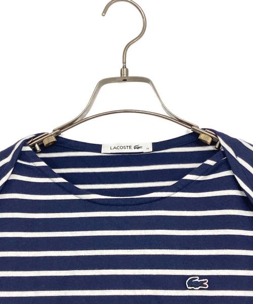 LACOSTE（ラコステ）LACOSTE (ラコステ) ワニワッペンカットソーワンピース ネイビー サイズ:36の古着・服飾アイテム
