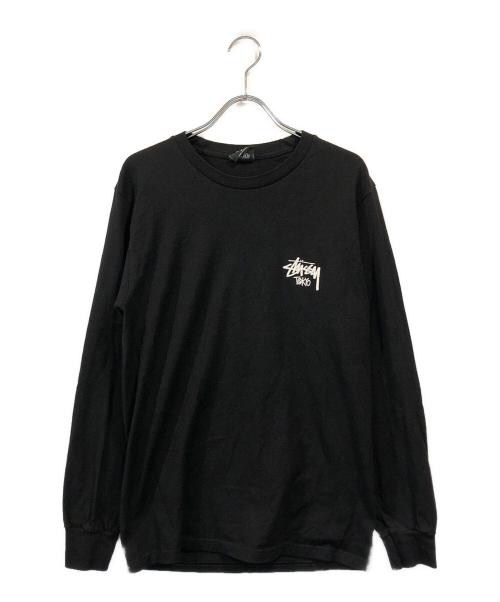 stussy（ステューシー）stussy (ステューシー) 東京限定プリントTシャツ3 ブラック サイズ:Sの古着・服飾アイテム