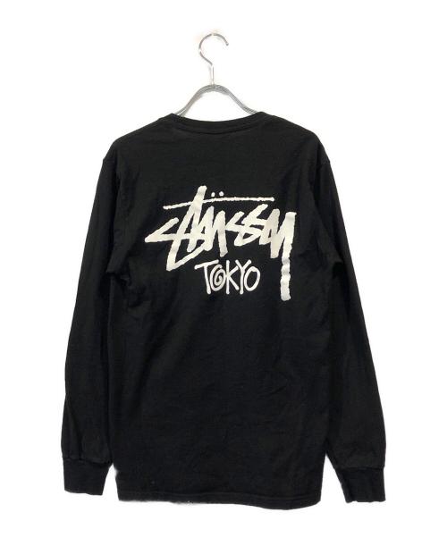 stussy（ステューシー）stussy (ステューシー) 東京限定プリントTシャツ3 ブラック サイズ:Sの古着・服飾アイテム
