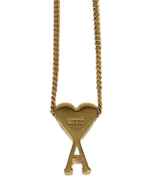 ami（アミ）ami (アミ) ゴールドプレーテッド ブラス Ami de Coeur ペンダント ゴールド(色)の古着・服飾アイテム