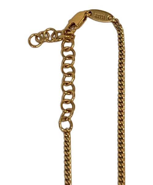 ami（アミ）ami (アミ) ゴールドプレーテッド ブラス Ami de Coeur ペンダント ゴールド(色)の古着・服飾アイテム