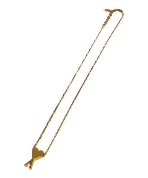 ami（アミ）ami (アミ) ゴールドプレーテッド ブラス Ami de Coeur ペンダント ゴールド(色)の古着・服飾アイテム