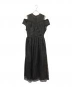 Ameriアメリ）の古着「LACE KUNG FU DRESS」｜ブラック