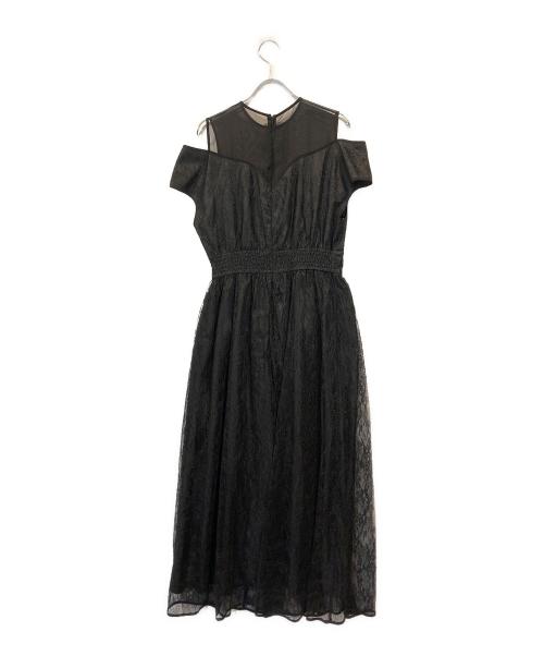 Ameri（アメリ）AMERI (アメリ) LACE KUNG FU DRESS ブラック サイズ:Mの古着・服飾アイテム