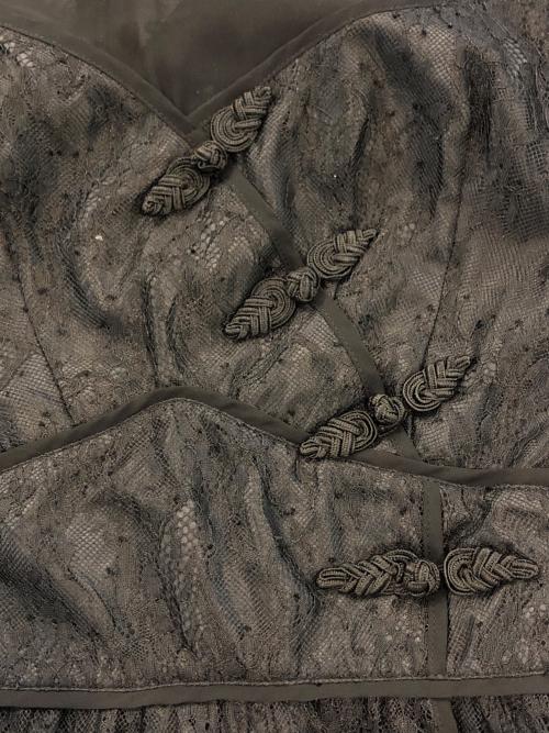 Ameri（アメリ）AMERI (アメリ) LACE KUNG FU DRESS ブラック サイズ:Mの古着・服飾アイテム