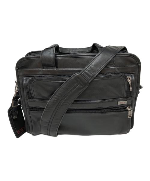 TUMI（トゥミ）TUMI (トゥミ) ナッパレザー2WAYブリーフケース ブラックの古着・服飾アイテム